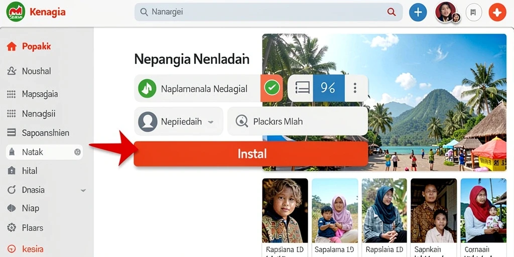 Menampilkan antarmuka pengguna yang ramah.