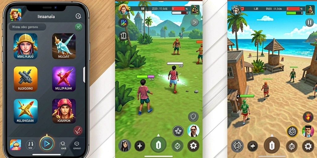 Tampilan awal game dengan grafis yang memukau.