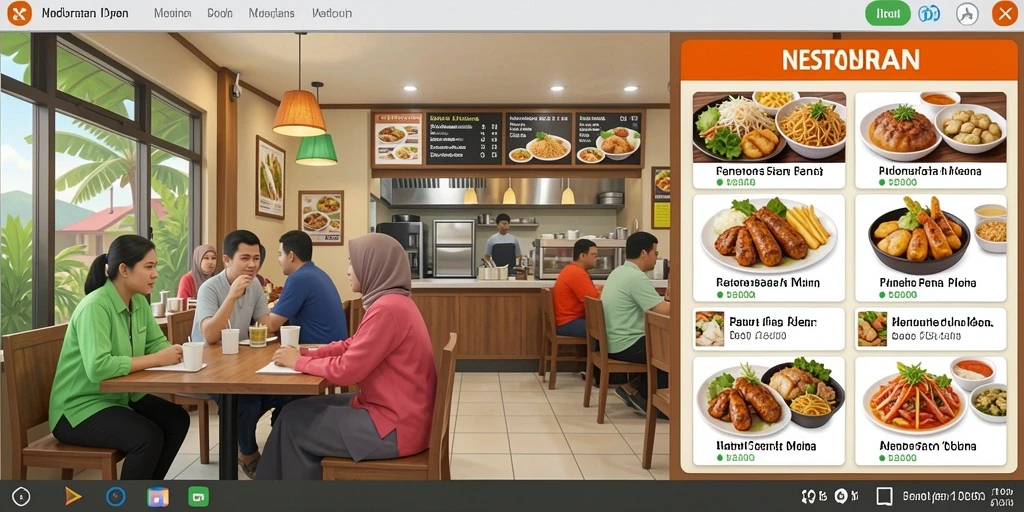 Tampilan antarmuka yang sederhana dan menarik.