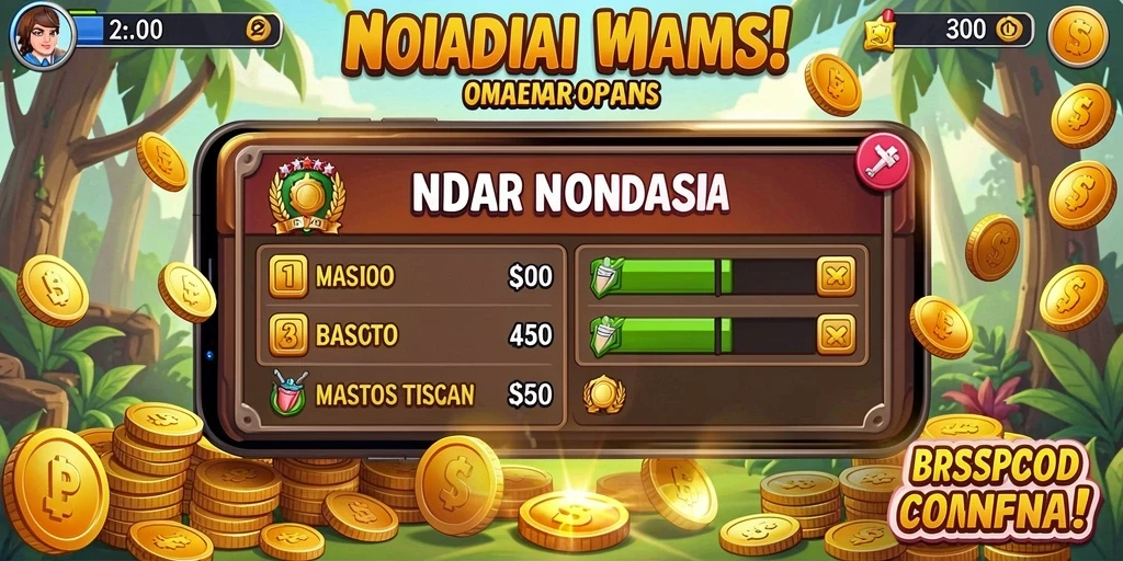 Tampilan menu utama yang menarik dan user-friendly.