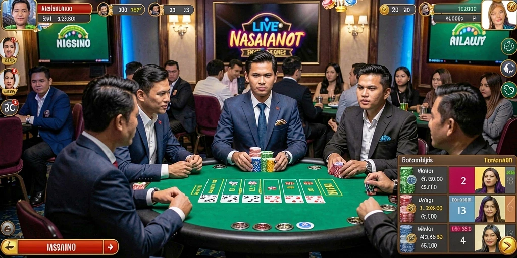 Tangkapan layar menunjukkan karakter utama melakukan aksi berani.