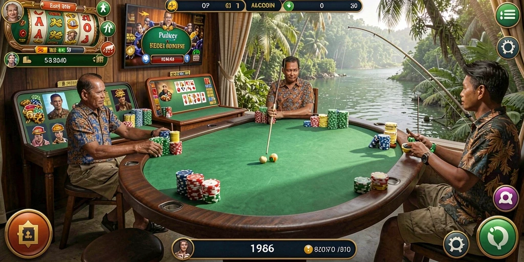 Tampilan awal permainan yang menarik.