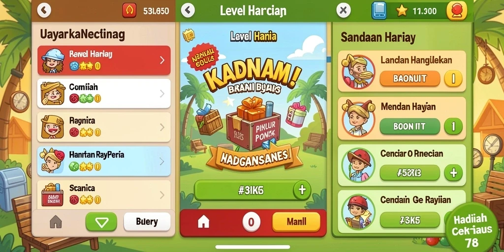 Tampilan antarmuka yang modern dan menarik.