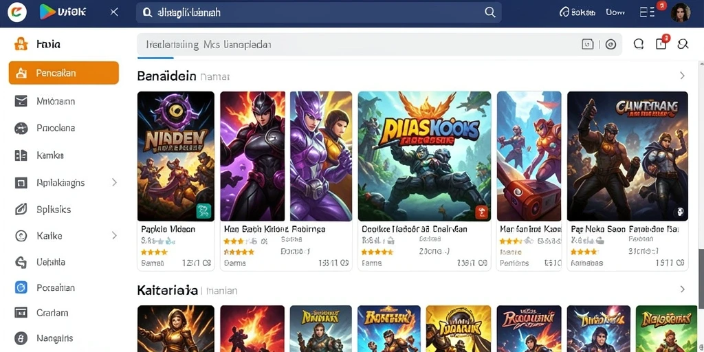 Tampilan antarmuka yang menarik dan mudah dinavigasi.
