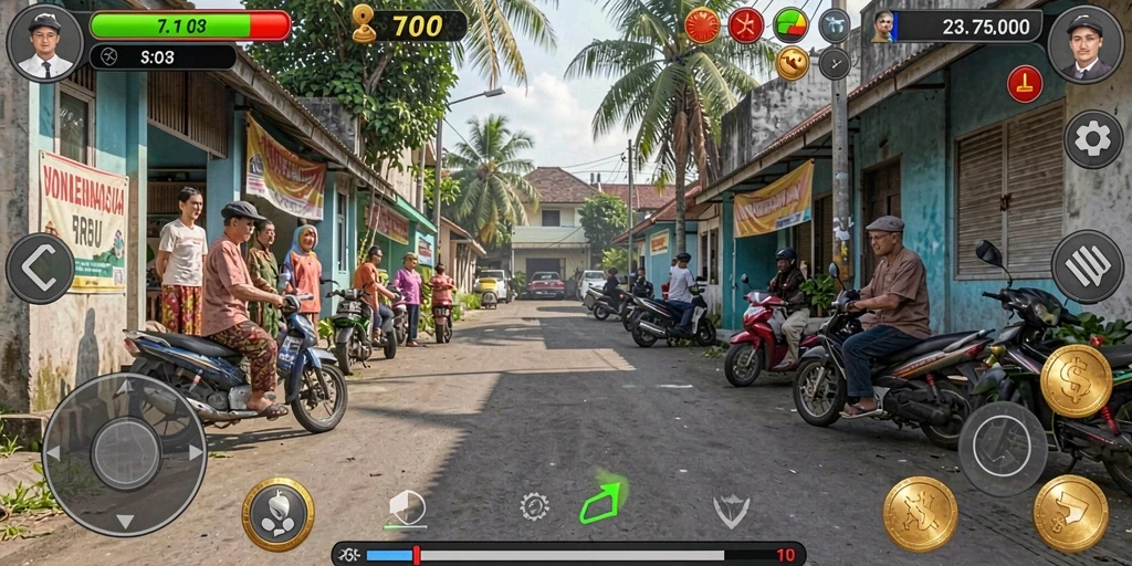 Tampilan antarmuka yang modern dan user-friendly.