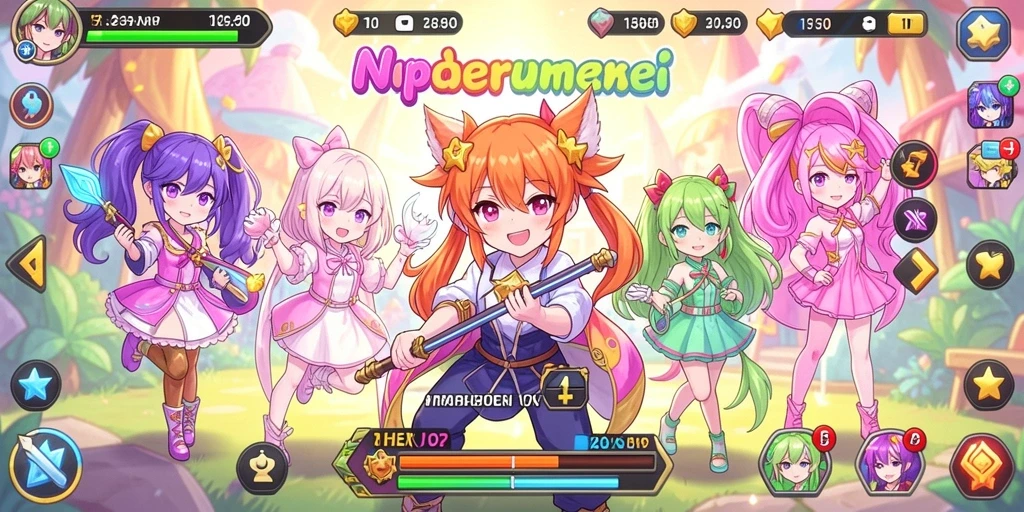 Screenshot menunjukkan karakter baru dalam permainan.