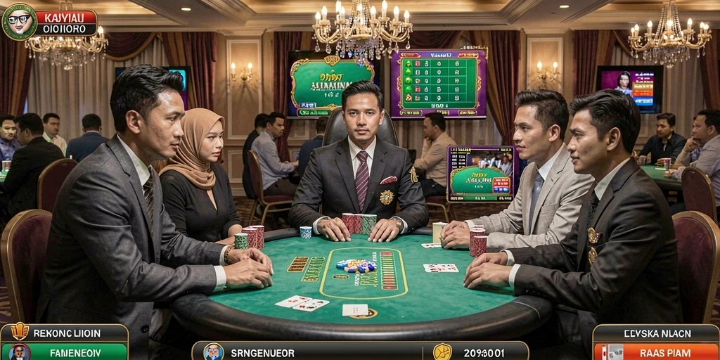 Tampilan karakter utama yang menawan.