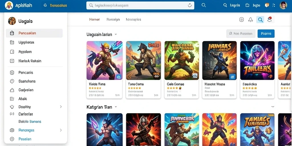 Tampilan antarmuka yang menarik dan user-friendly.